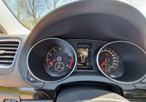Volkswagen Golf cena 23777 przebieg: 202000, rok produkcji 2010 z Żyrardów małe 407